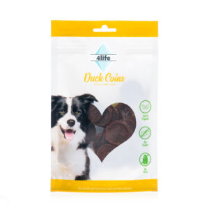 חטיף לכלב פור לייף מדליוני ברווז 70 גרם