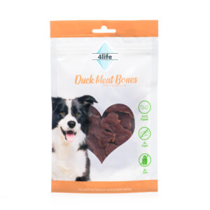 חטיף לכלב פור לייף חזה ברווז בצורת עצם 70 גרם