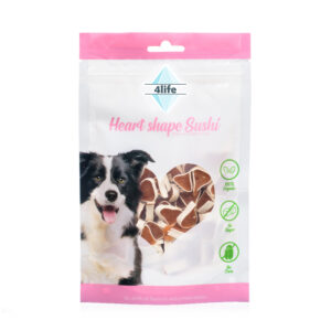 חטיף לכלב פור לייף לבבות סושי 70 גרם