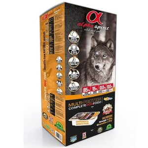 מזון יבש לכלב אלפא ספיריט מולטי פרוטאין בסיס בשר 9.45 ק"ג