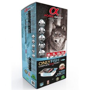 מזון יבש לכלב אלפא ספיריט דגים 9.45 ק"ג