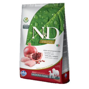 מזון יבש לגורים נטורל דלישס עוף ורימון 12 ק''ג