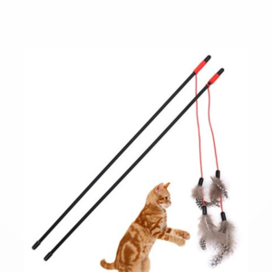 חכה עם ידית עץ