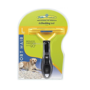 מברשת פרמינטור לשיער קצר L מקורית לכלבים גדולים - Furminator