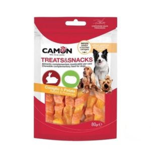 camon - חטיף לכלב - ארנבת ותפוח אדמה 80 גרם