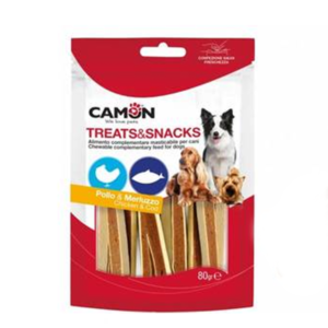 camon - חטיף לכלב - עוף ודג 80 גרם