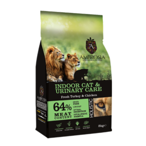 מזון יבש לחתול אמברוסיה הודו ועוף יורינרי 2 ק''ג