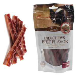 אנדי - חטיף דנטלי לכלב - רצועות בקר 100 גרם