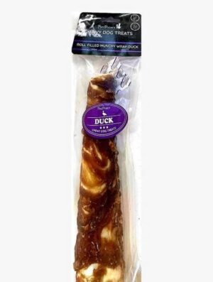 עצם רול מצופה ברווז לכלב פטס פרוג'קט 19 ס"מ