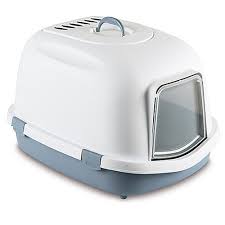 שירותים סגורים גדולים לחתול עם פילטר