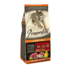 מזון יבש לכלב פרימורדיאל באפלו מקרל 12 ק"ג