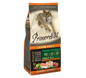 מזון יבש לכלב פרימורדיאל סלמון ועוף 12 ק"ג