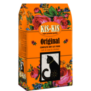 מזון יבש לחתול קיס קיס עגל ועוף 7.5 ק"ג
