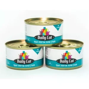 מזון לחתול דייליקט מעדן עוף טונה כחול