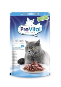 PreVital פאוץ' סלמון ברוטב לחתול 85 ג' פרי ויטל