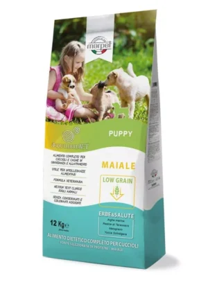 מזון לגורים אקוליבריה טעם חזיר 12 ק"ג