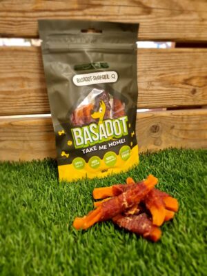 חטיף ברווז מלופף על בטטה