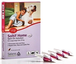 סולטיף הום 5 אמפולות לכלב במשקל 25+ ק"ג