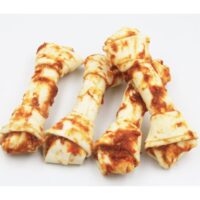 עצם תפוחה לכלב 10 ס"מ 4 יחידות