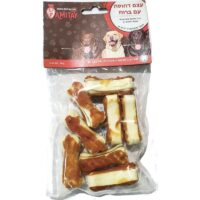 עצם לכלב דחוסה עם ברווז 5 ס"מ 8 יחידות